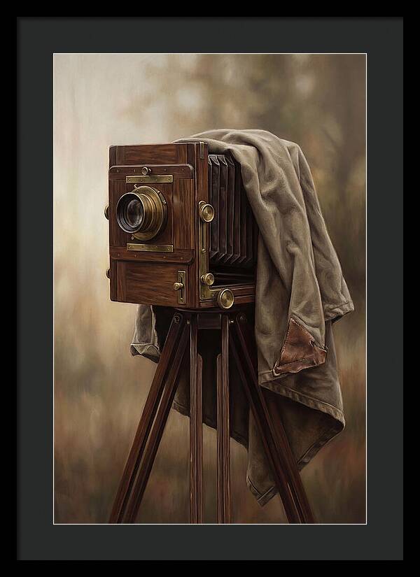 Antique Wooden Box Camera
