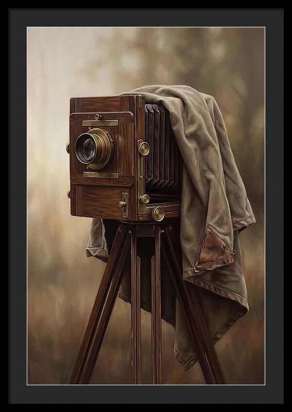 Antique Wooden Box Camera