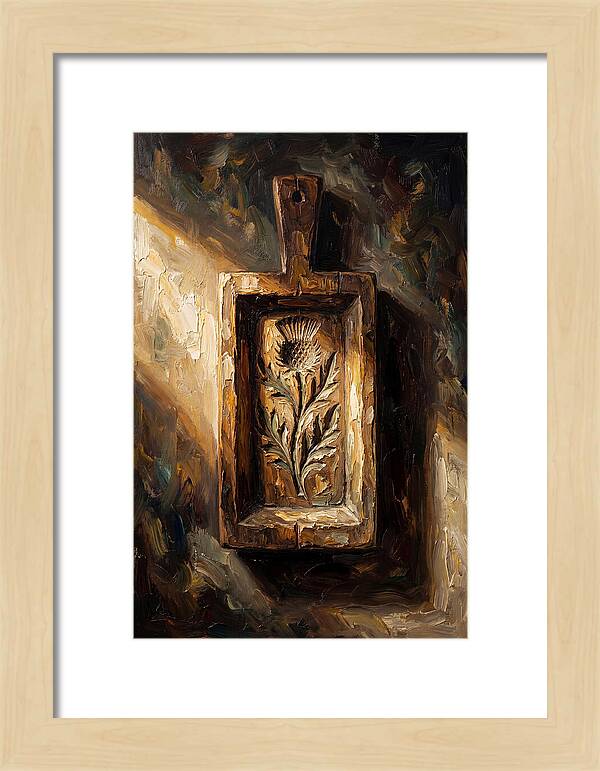 Antique Wooden Butter Mold