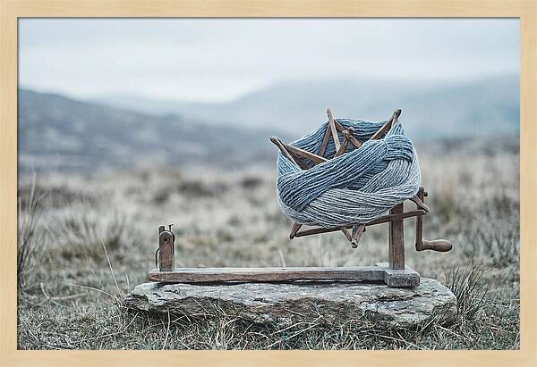 Antique Wooden Wool Winder