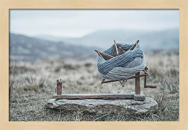 Antique Wooden Wool Winder