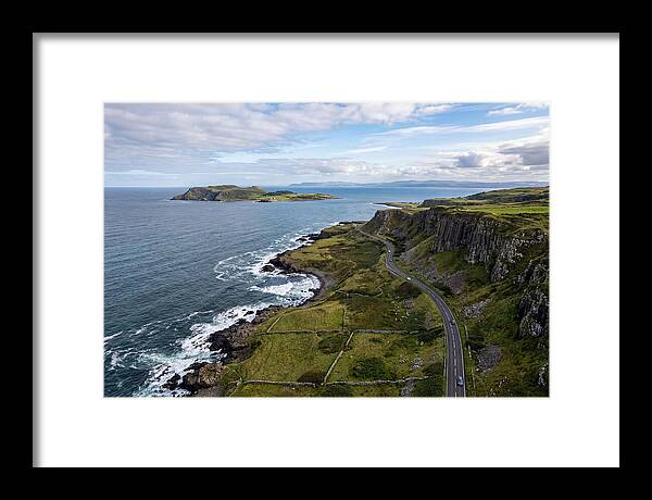 Antrim Coast Road From Above
