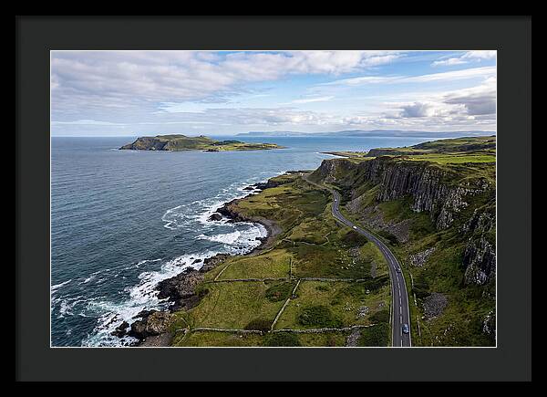 Antrim Coast Road From Above