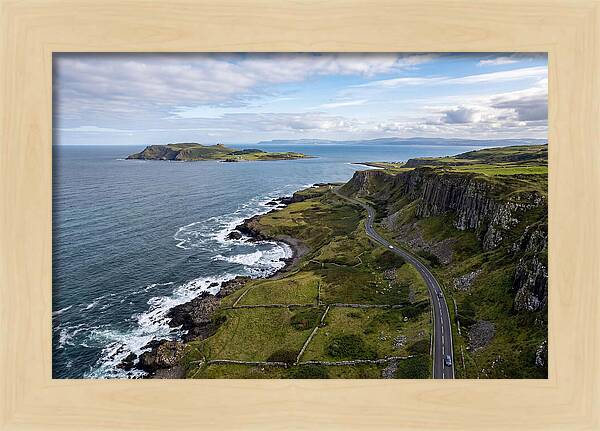 Antrim Coast Road From Above