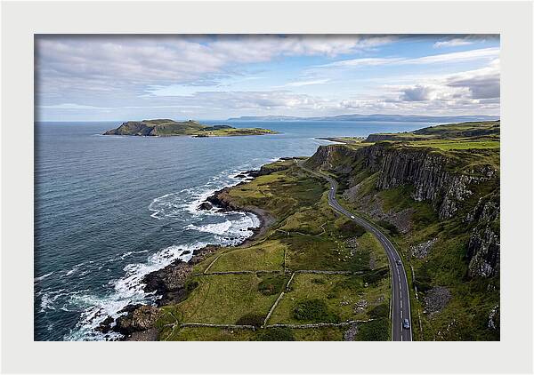 Antrim Coast Road From Above