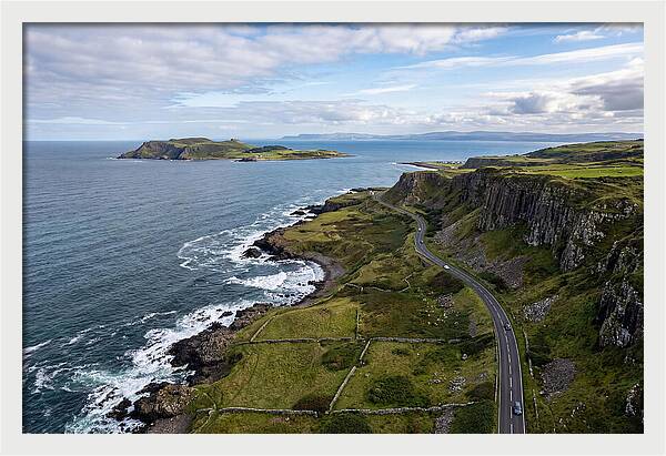 Antrim Coast Road From Above