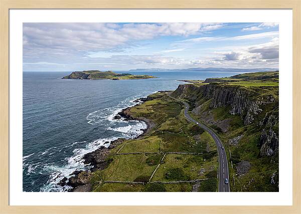 Antrim Coast Road From Above