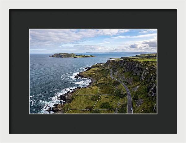 Antrim Coast Road From Above