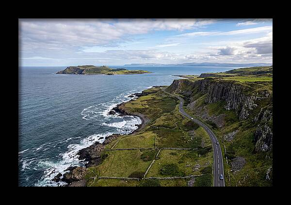 Antrim Coast Road From Above
