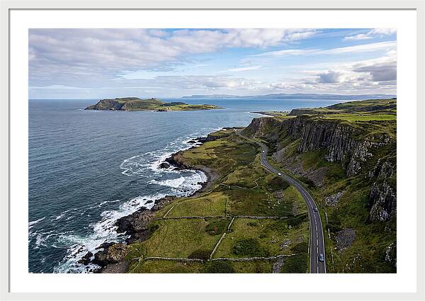 Antrim Coast Road From Above