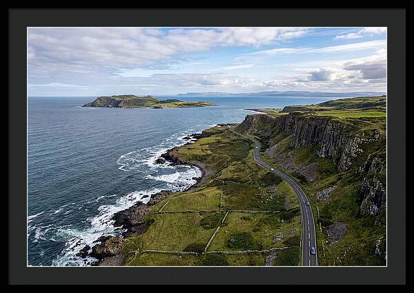 Antrim Coast Road From Above