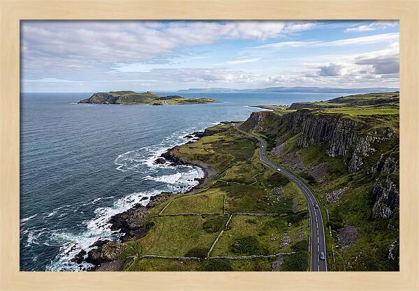 Antrim Coast Road From Above