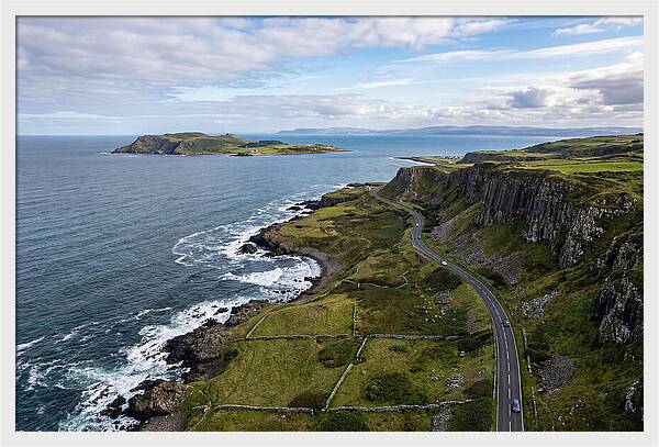 Antrim Coast Road From Above