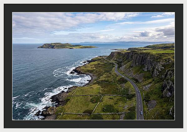 Antrim Coast Road From Above