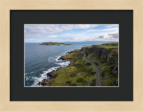 Antrim Coast Road From Above