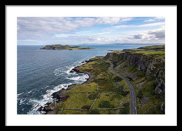 Antrim Coast Road From Above