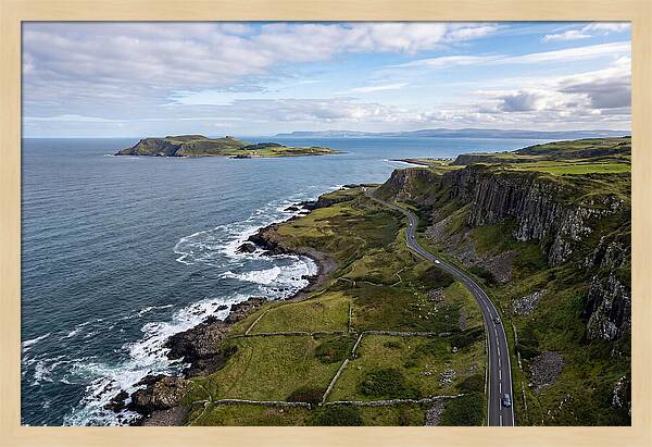 Antrim Coast Road From Above