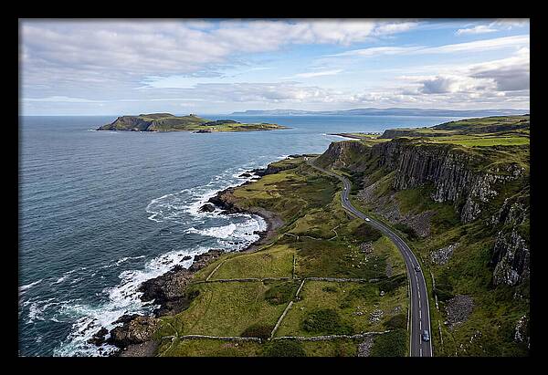 Antrim Coast Road From Above