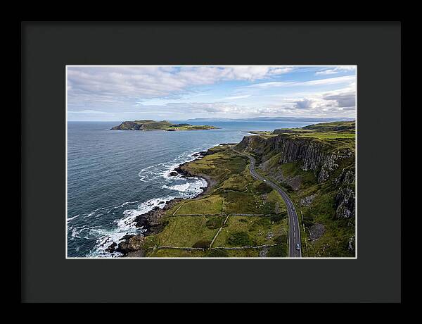 Antrim Coast Road From Above