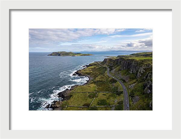 Antrim Coast Road From Above