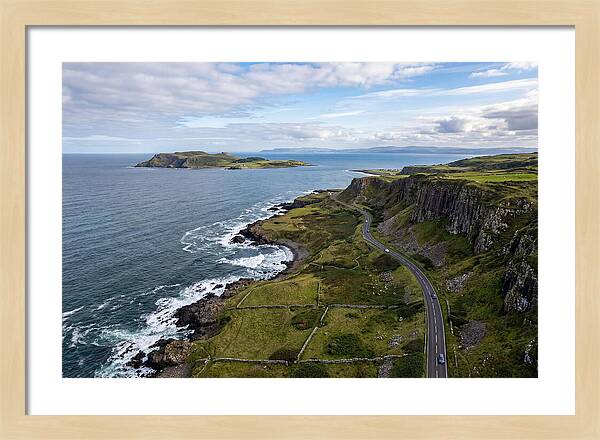 Antrim Coast Road From Above