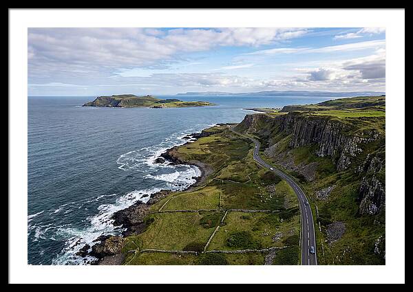 Antrim Coast Road From Above