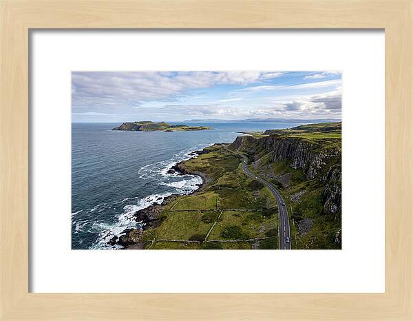 Antrim Coast Road From Above