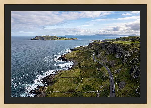 Antrim Coast Road From Above