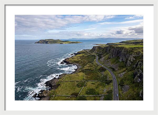 Antrim Coast Road From Above