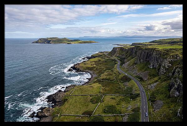 Antrim Coast Road From Above