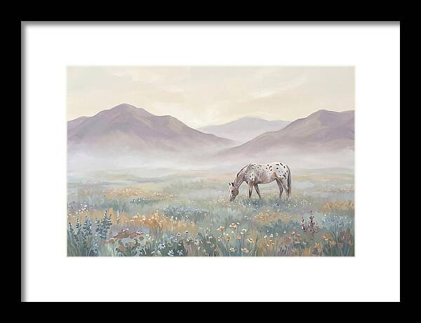 Appaloosa In Serene Landscape