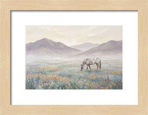 Appaloosa In Serene Landscape