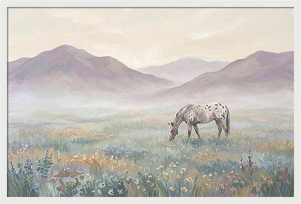 Appaloosa In Serene Landscape