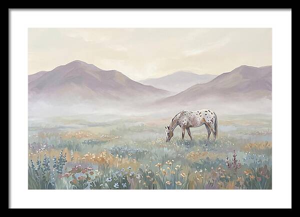 Appaloosa In Serene Landscape
