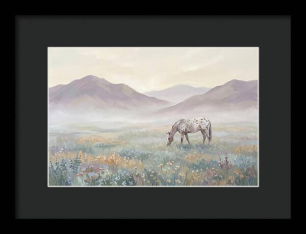 Appaloosa In Serene Landscape