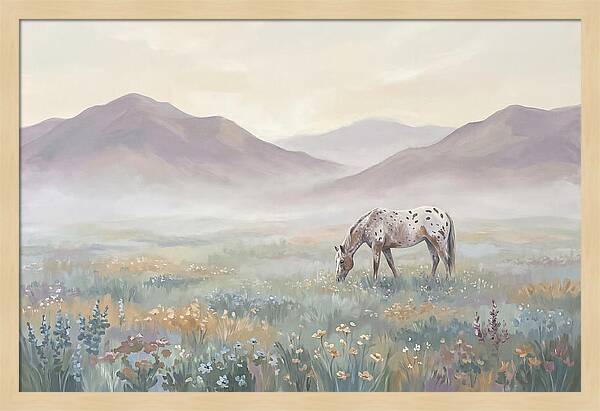 Appaloosa In Serene Landscape