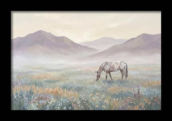 Appaloosa In Serene Landscape