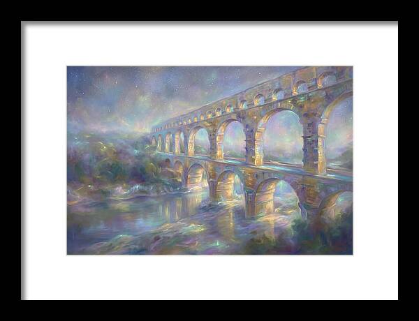 Aqueduct Under Stars
