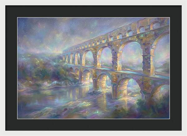 Aqueduct Under Stars