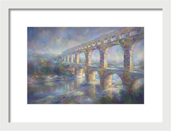 Aqueduct Under Stars