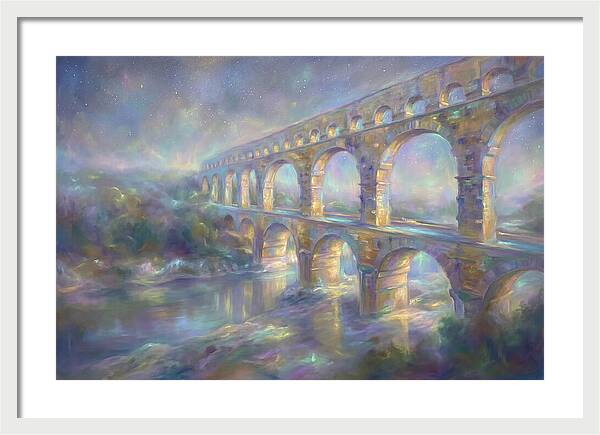 Aqueduct Under Stars