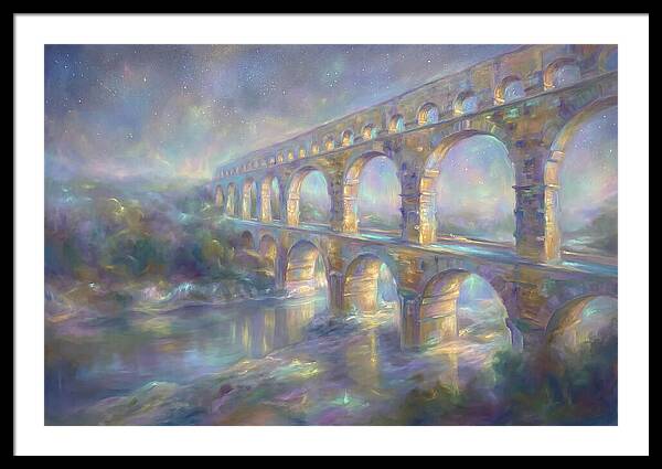 Aqueduct Under Stars