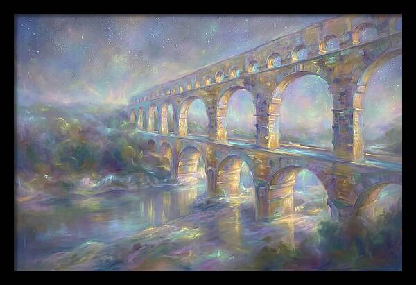 Aqueduct Under Stars
