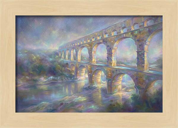 Aqueduct Under Stars