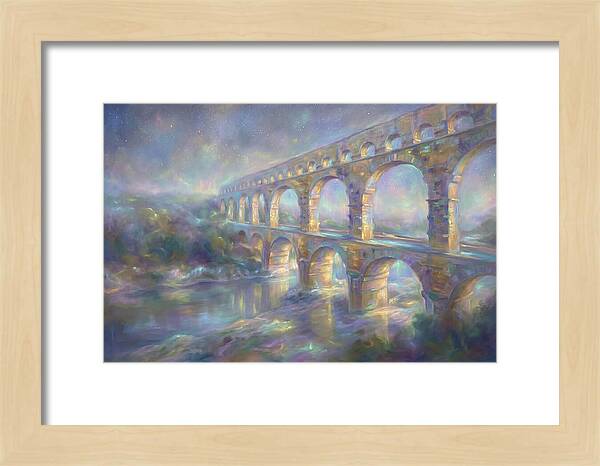Aqueduct Under Stars