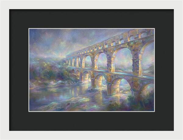 Aqueduct Under Stars