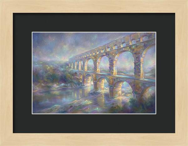 Aqueduct Under Stars