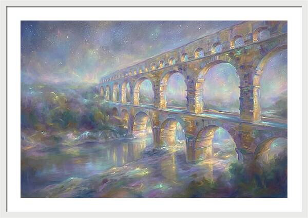 Aqueduct Under Stars