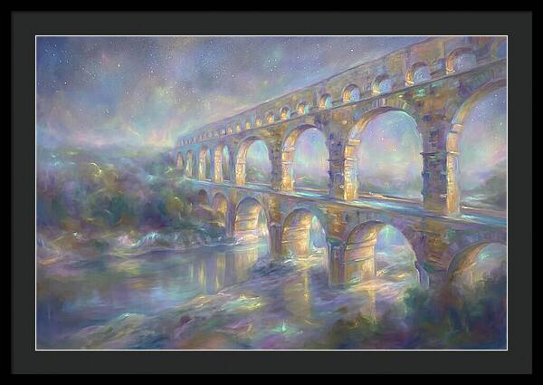 Aqueduct Under Stars