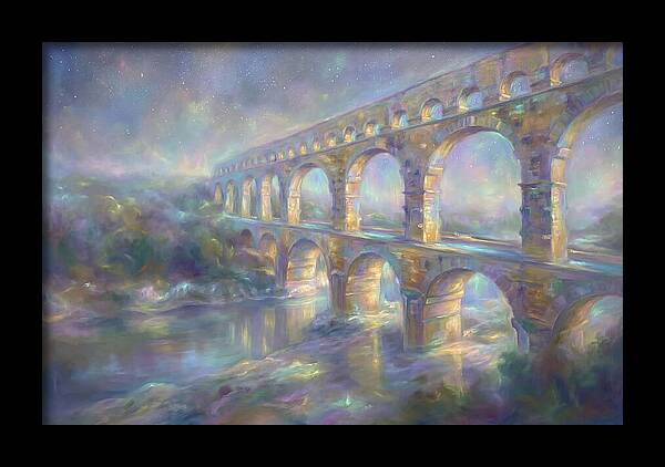 Aqueduct Under Stars